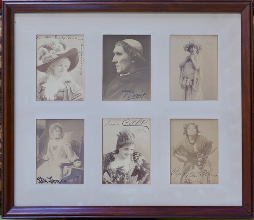 Autographed portraits theater